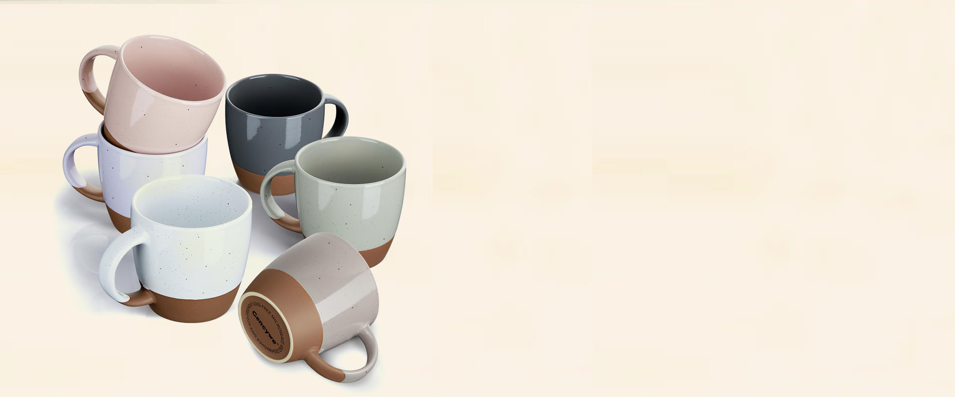 Tazas cerámicas de café