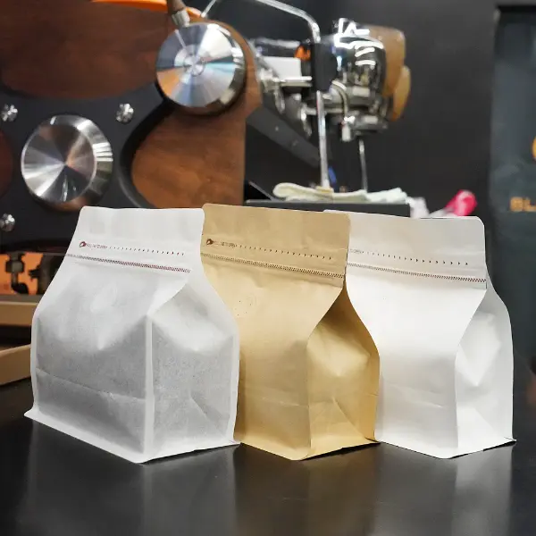 250G bolsas de café horizontales de stock en varias opciones de color