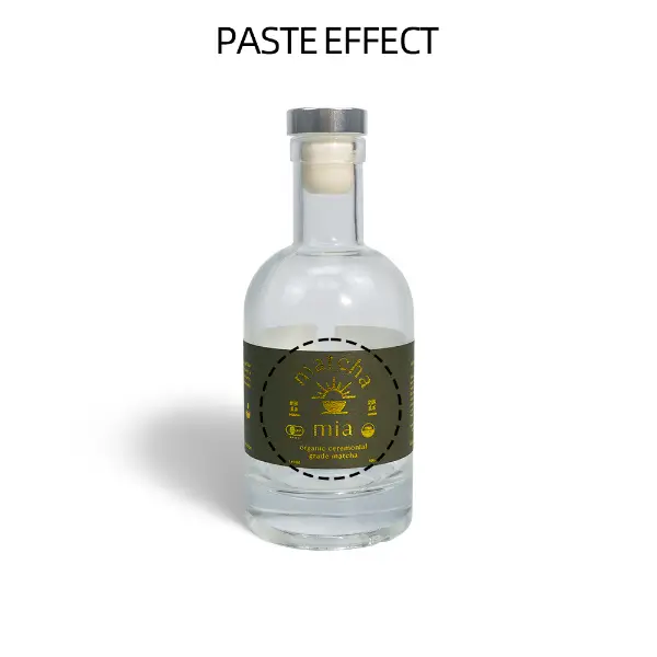 Efecto de la etiqueta de pasta en el envase premium de botellas cold brew