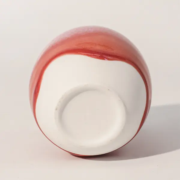 Interior liso y borde redondeado de la taza de café cerámica personalizada