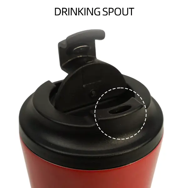 Estructura de tapa resistente a fugas de una taza de vacío personalizada para café para llevar