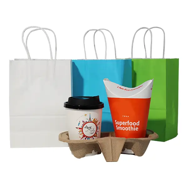 Tener bolsas de regalo pequeñas con asa en varias opciones de color