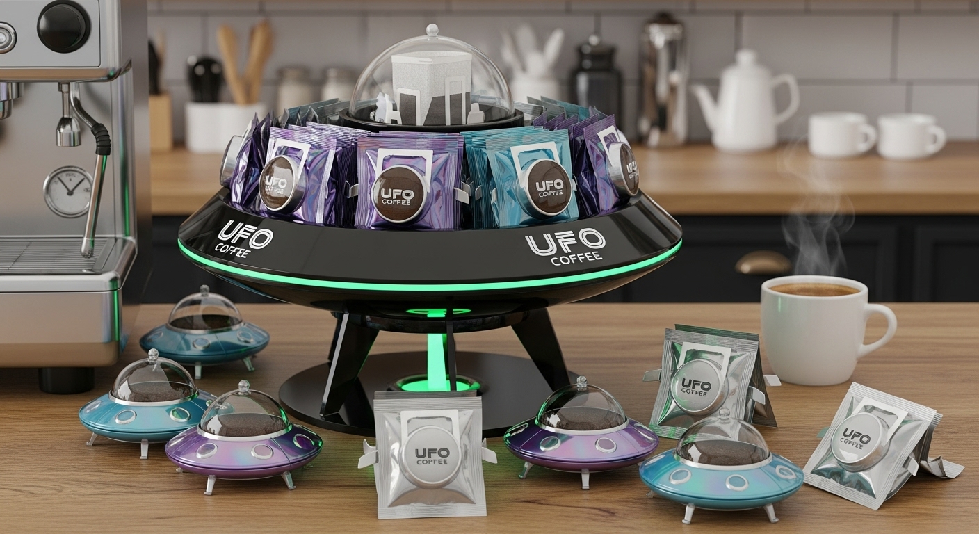 Filtros de saqueta de café OVNI para cafeterías