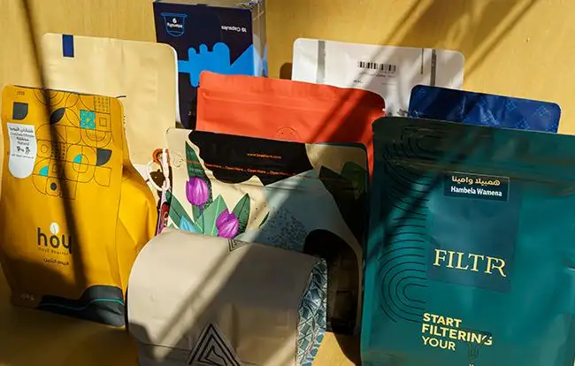 Bolsas de embalaje para café premium