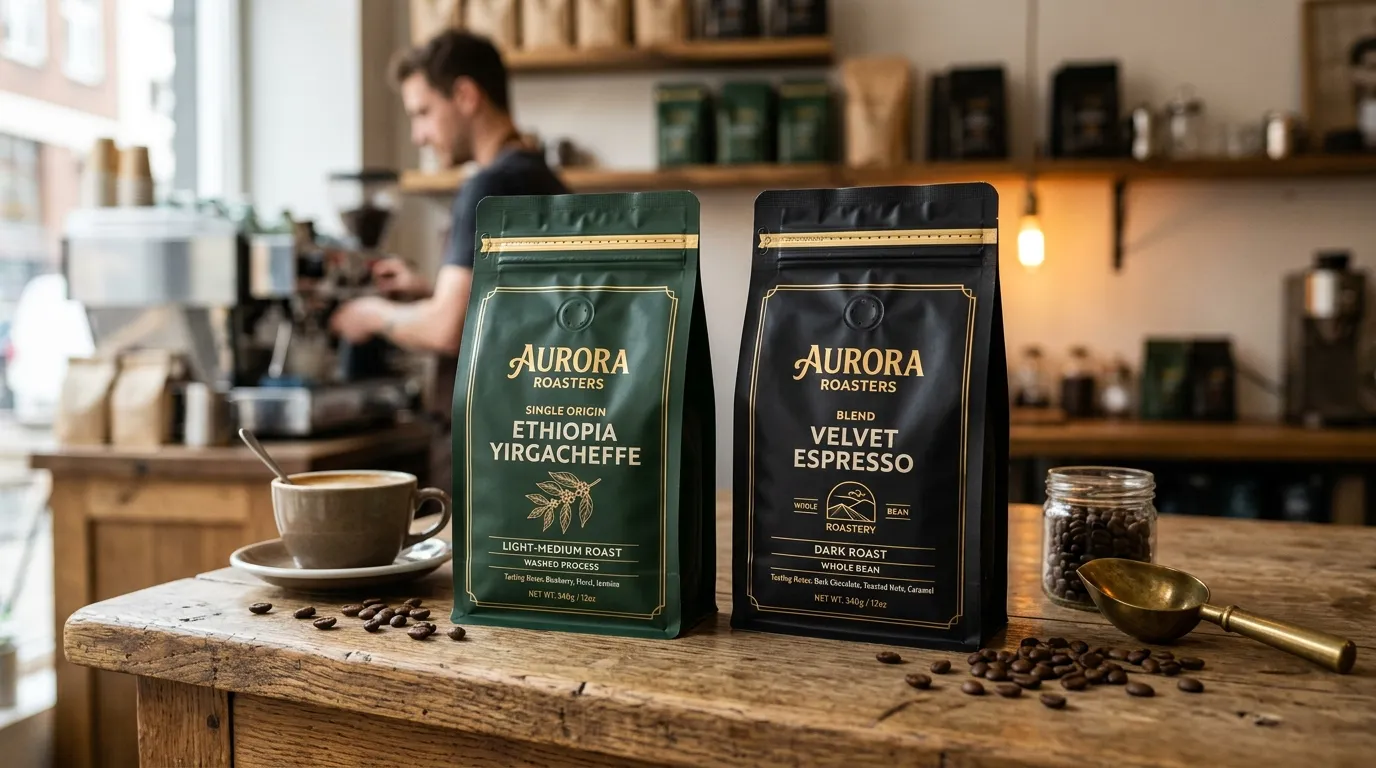 Bolsas de embalaje de café premium