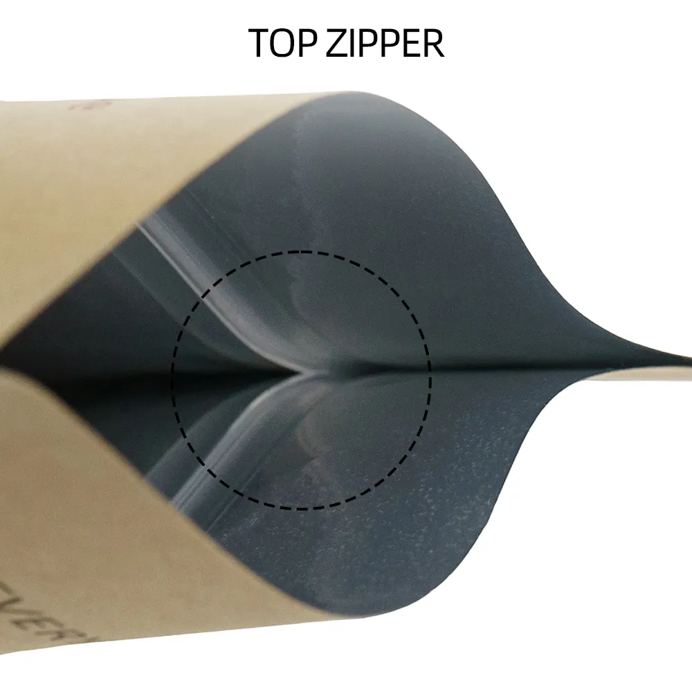 Juego de envase para café en papel kraft