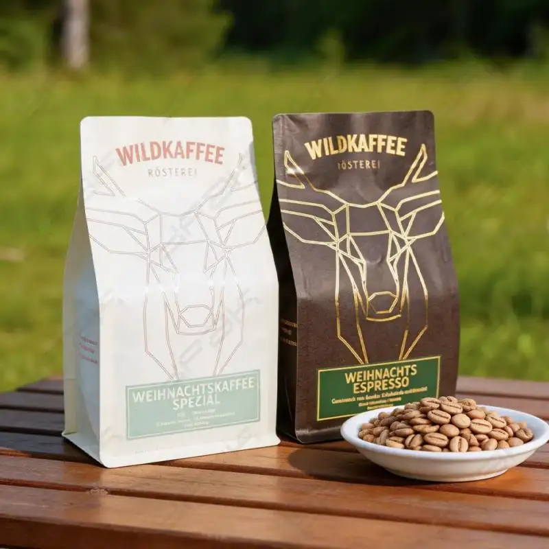 Embalaje sostenible de bolsas de café
