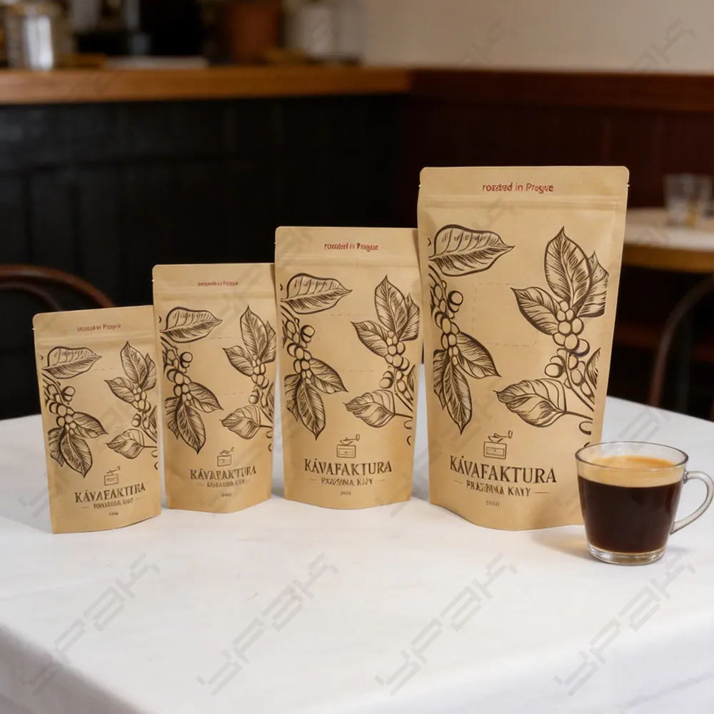 コーヒービーンズ・スタンドアップポーチ