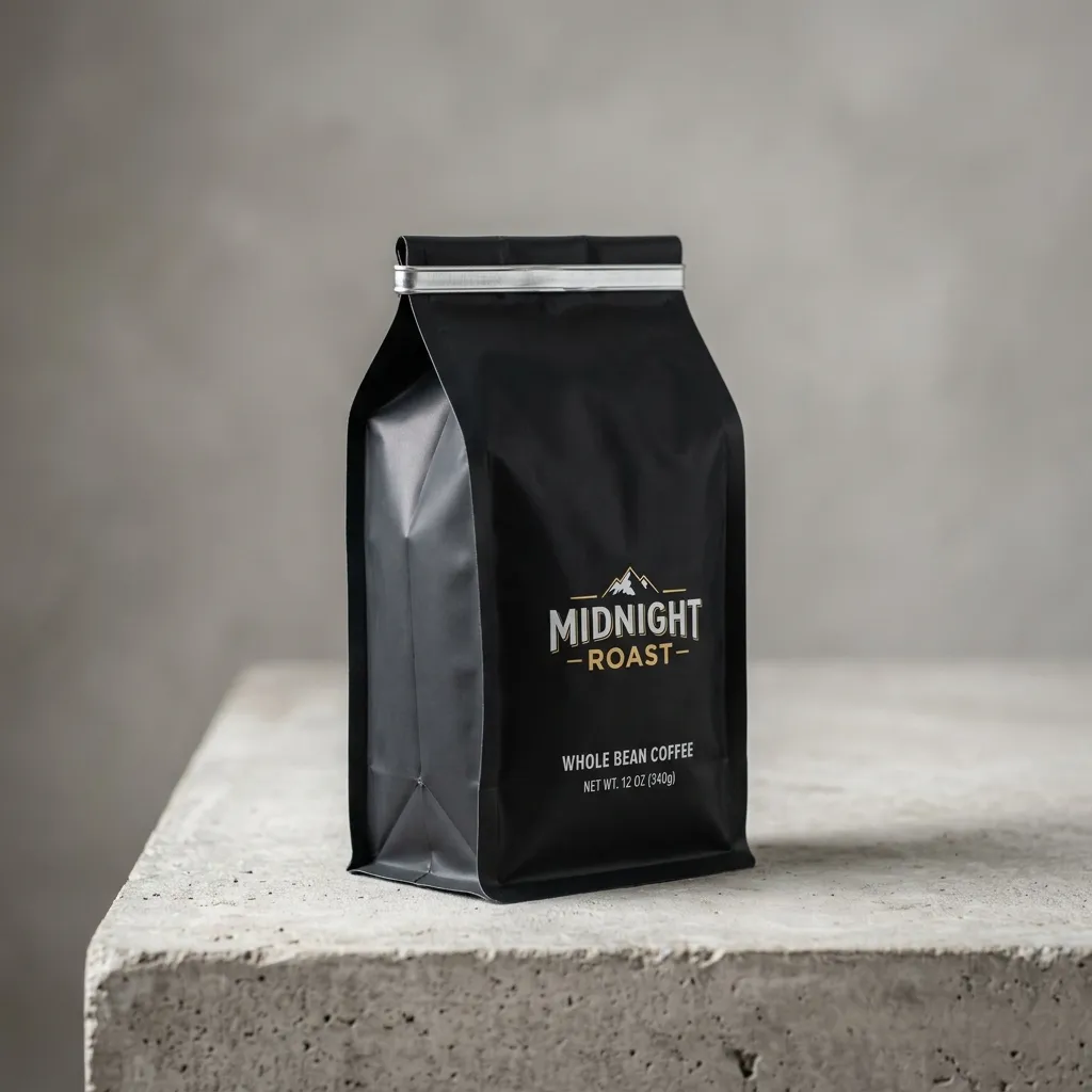una Black_coffee_bag_on_concrete