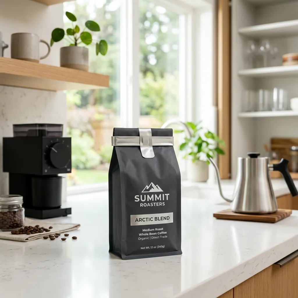 Charcoal_coffee_pouch_on_countertop