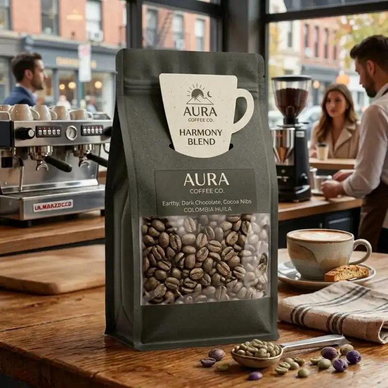 Embalaje de bolsas de café