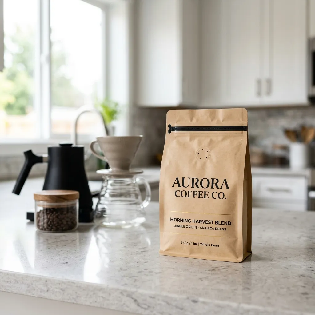 bolsas de fondo plano personalizadas para café