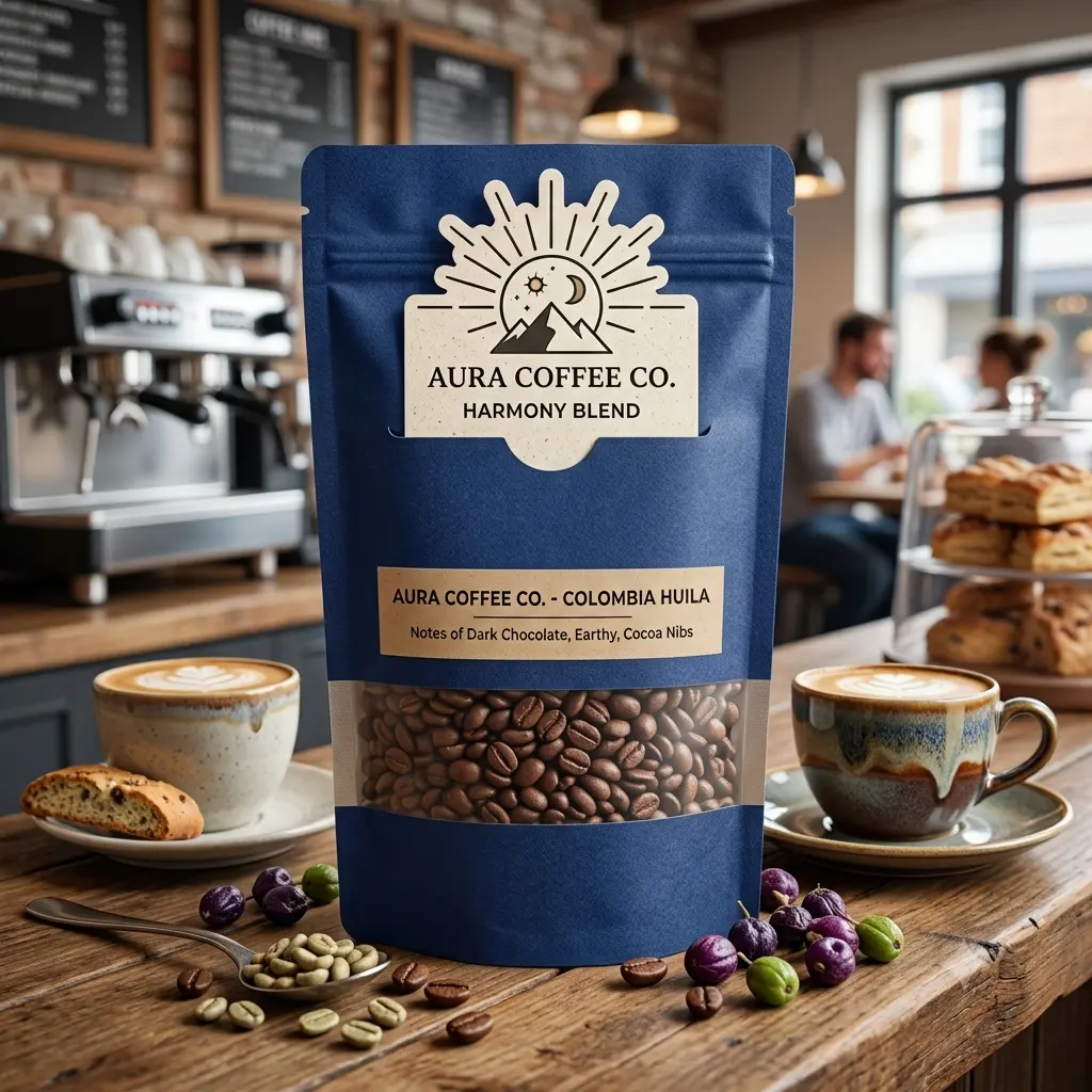 Bolsas de café de aluminio con rendija personalizada