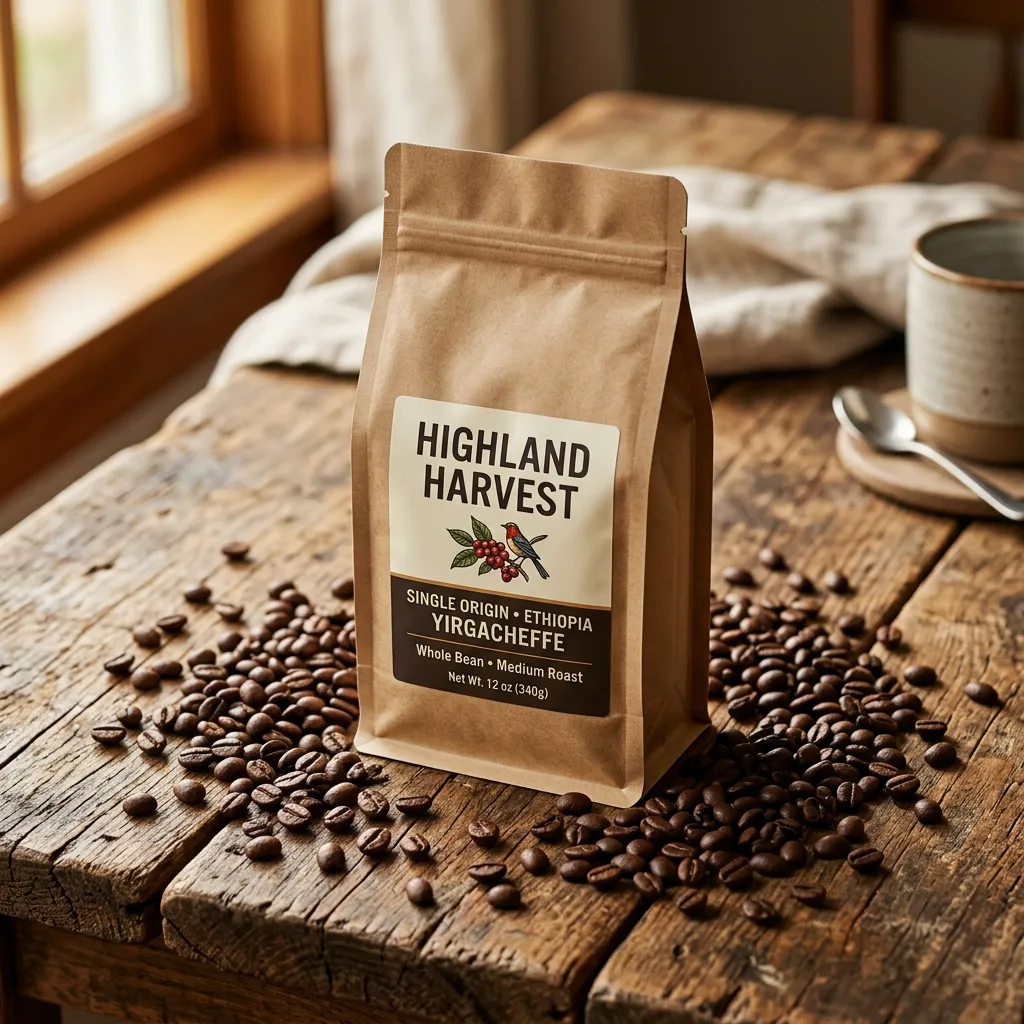 bolsas de fondo plano personalizadas para café