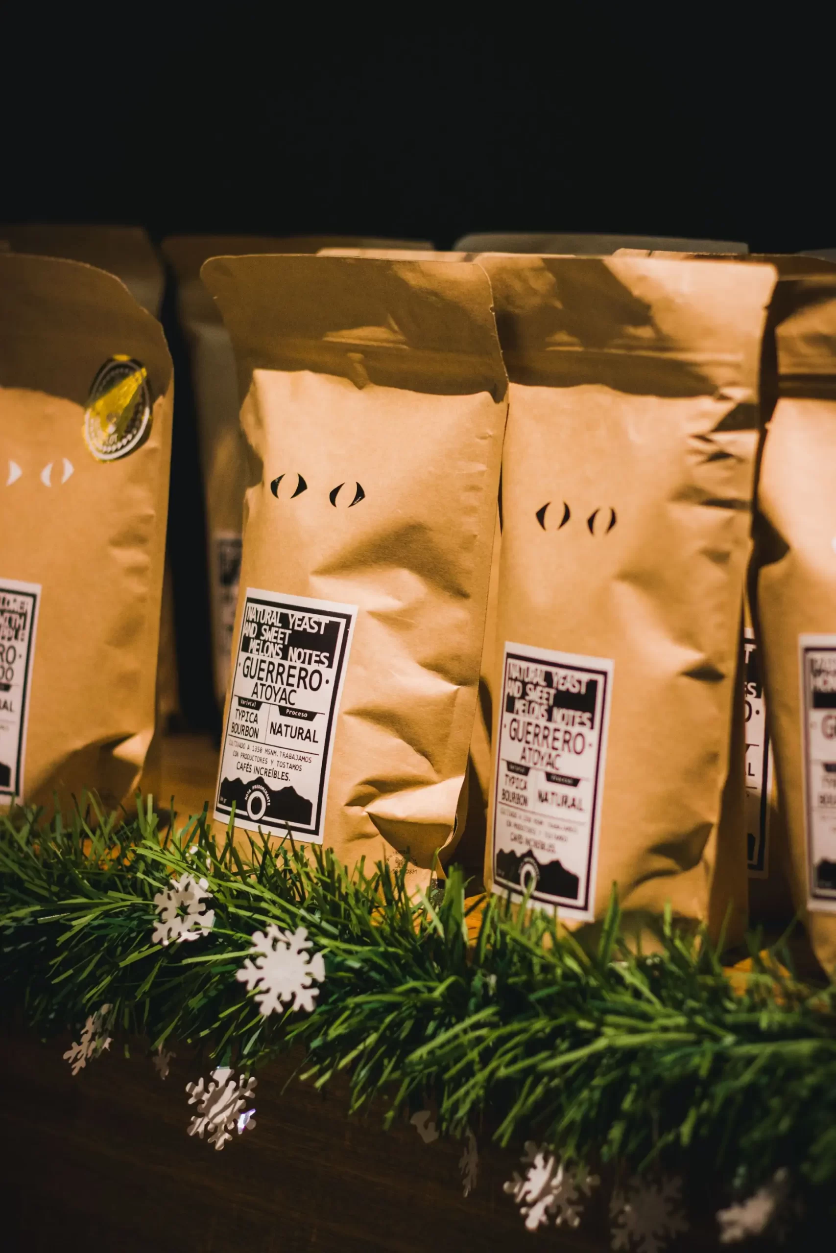 bolsas de café con base plana impresas
