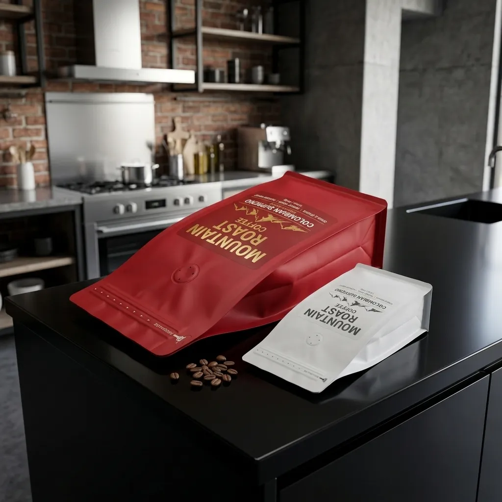 dos bolsas de café de base al por mayor