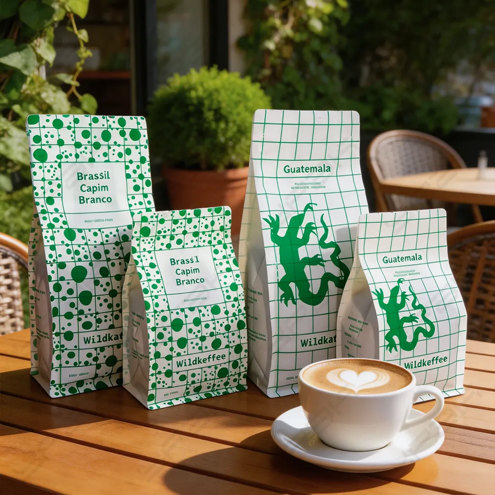 Bolsas de café reciclables mono-PE