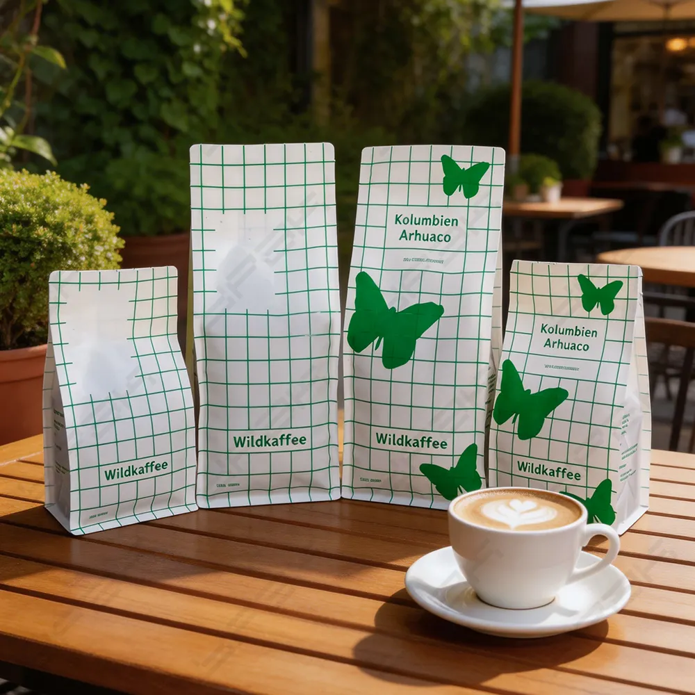 Bolsas de café reciclables mono-PE