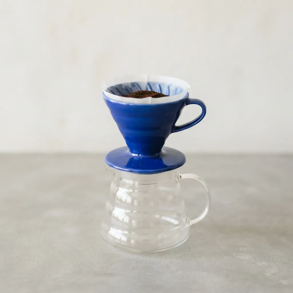 Ceramic_coffee_dripper_on_server