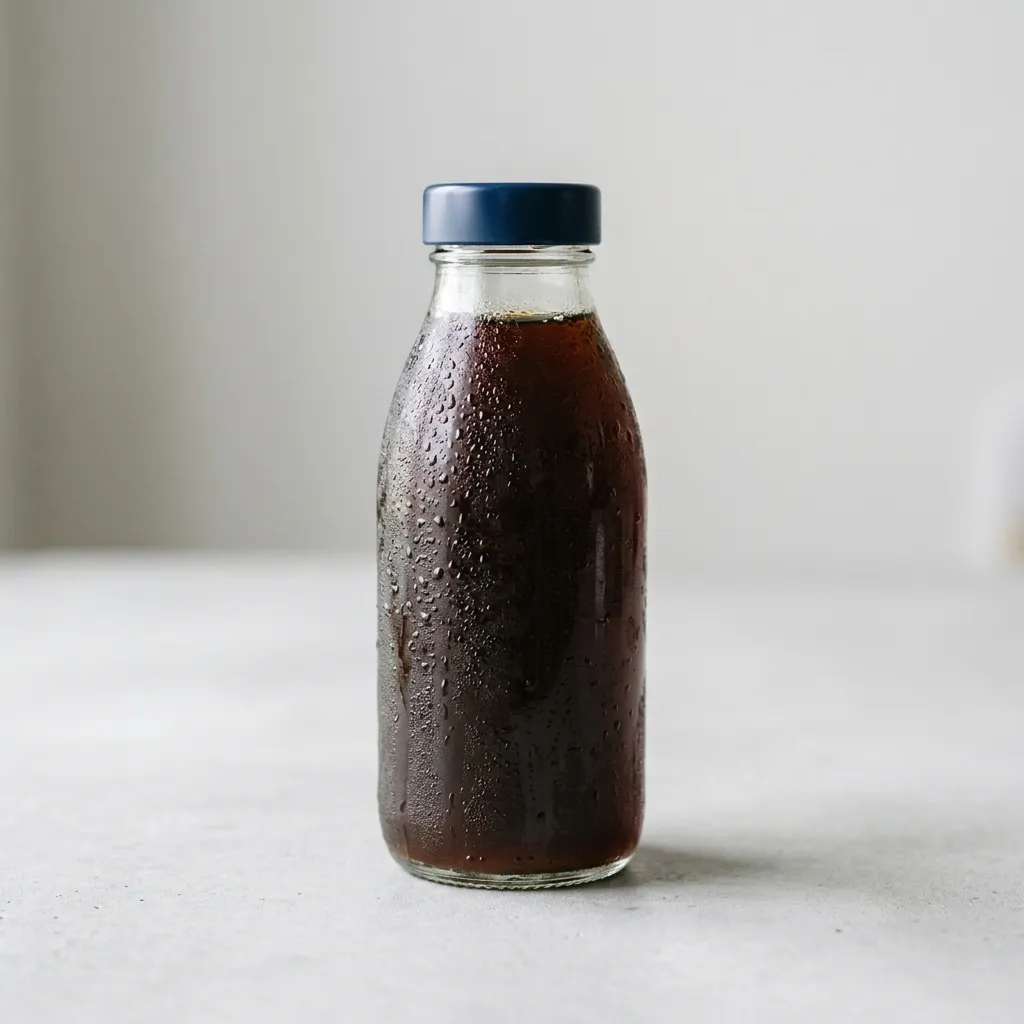 Botellas de bebida frías de café