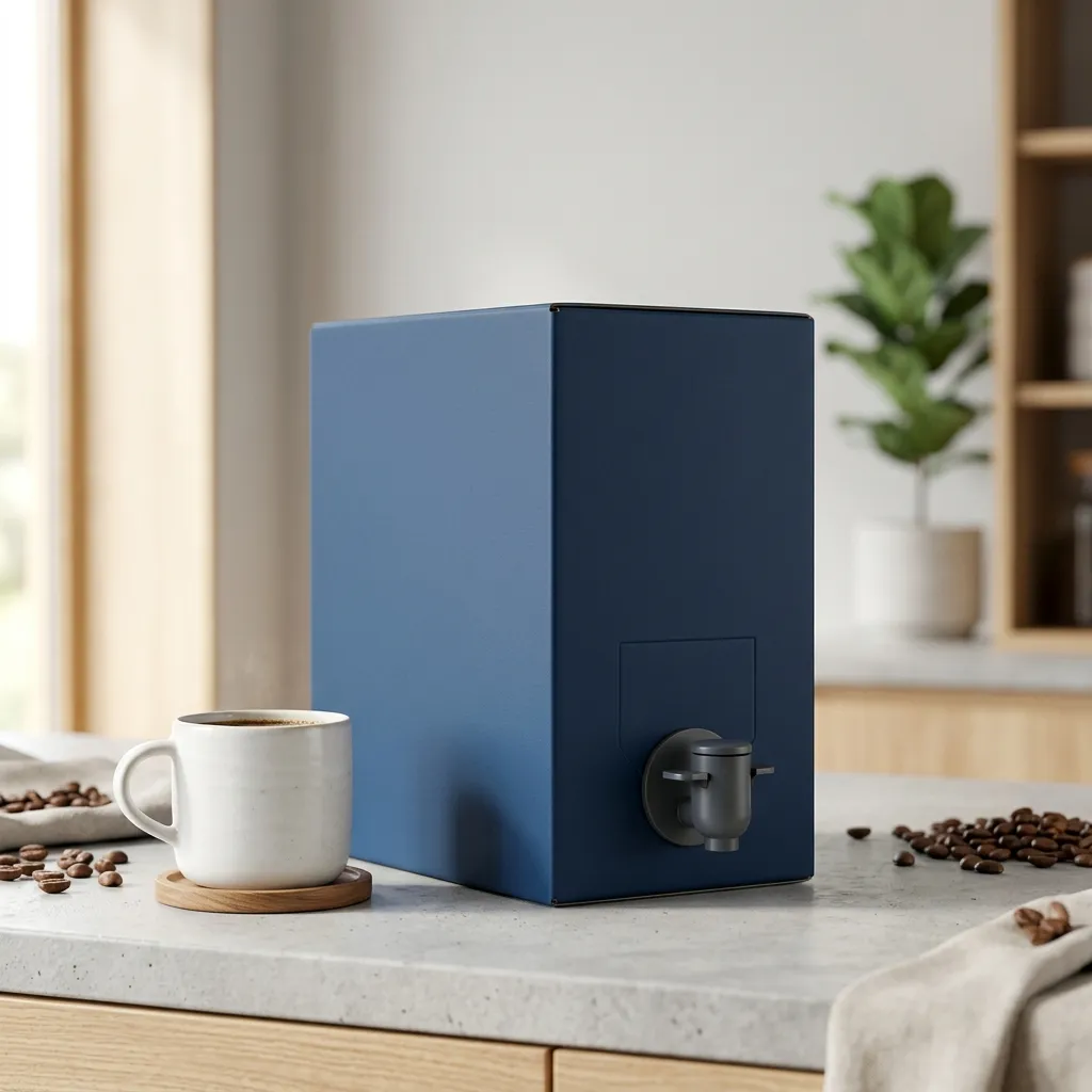caja de babero de café sostenible