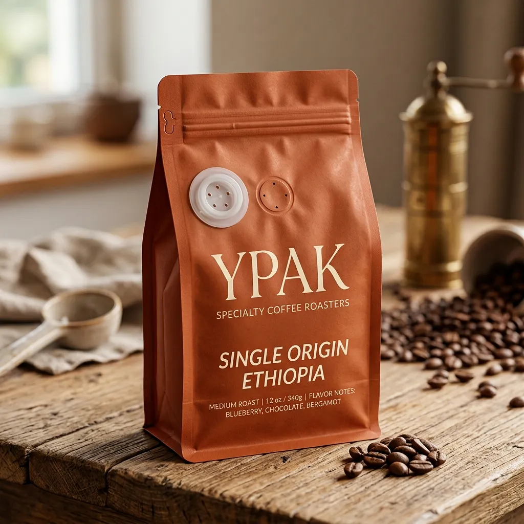 válvulas herméticas de envase de café