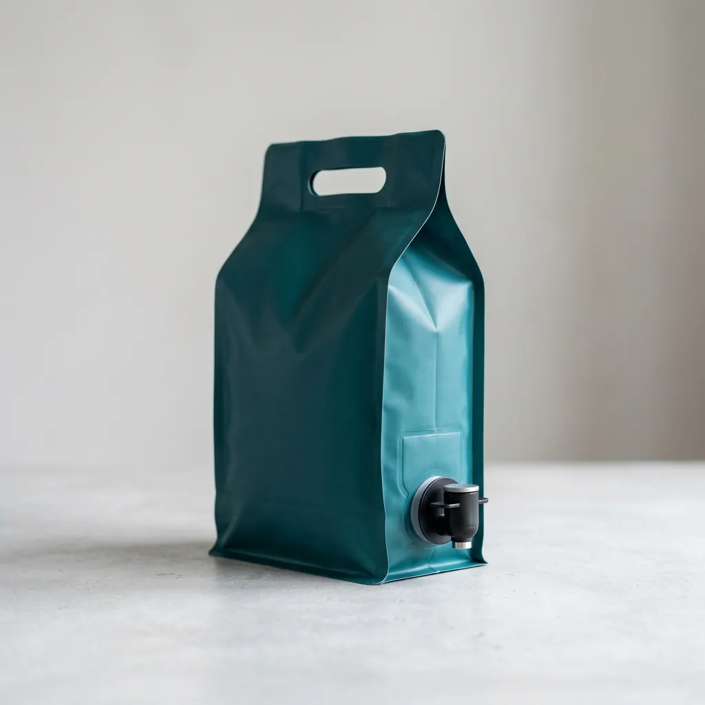 Paquetes de bolsas de café personalizadas en caja
