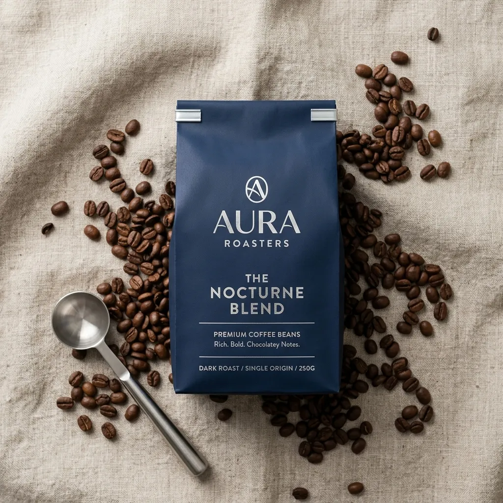 Envase de cajas de bolsas de café