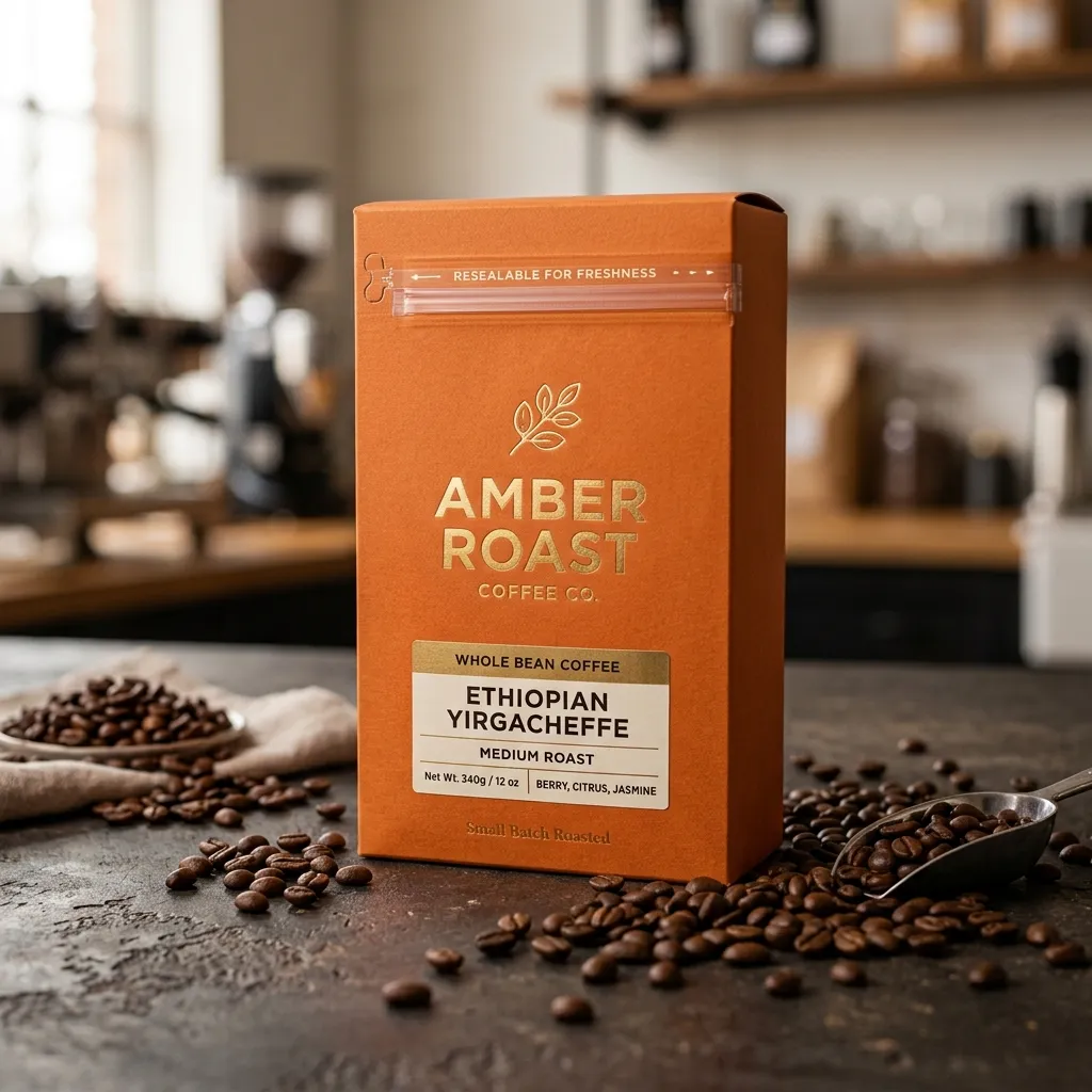 cajas de café recerrables