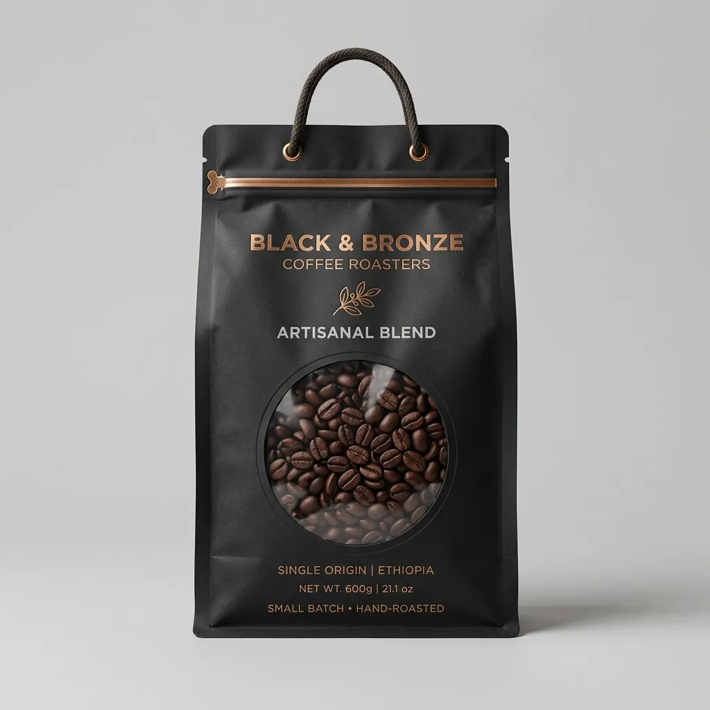 bolsa-regalo-de café con ventana