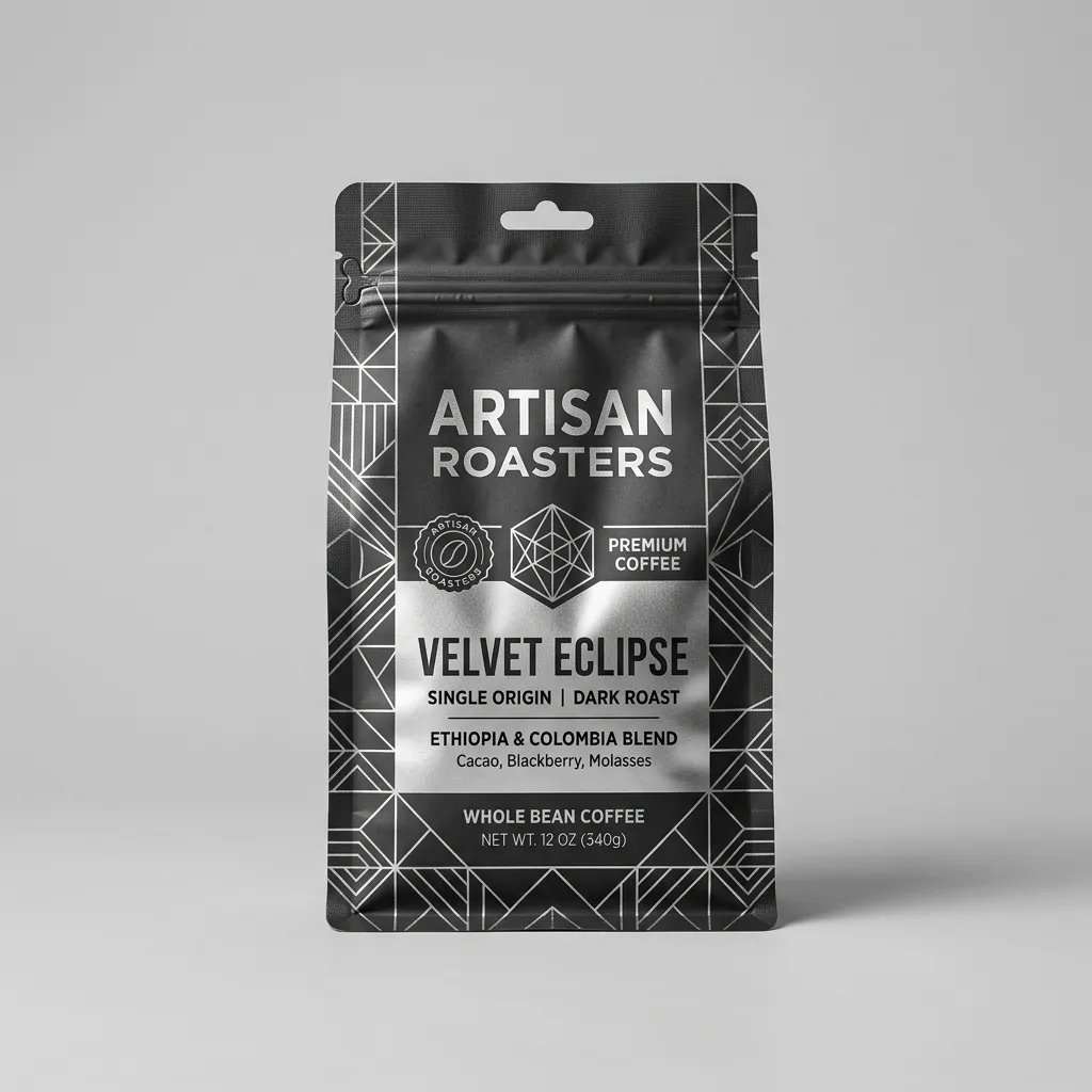 bolsas-de regalo de café impresas-paquetes de papel aluminio