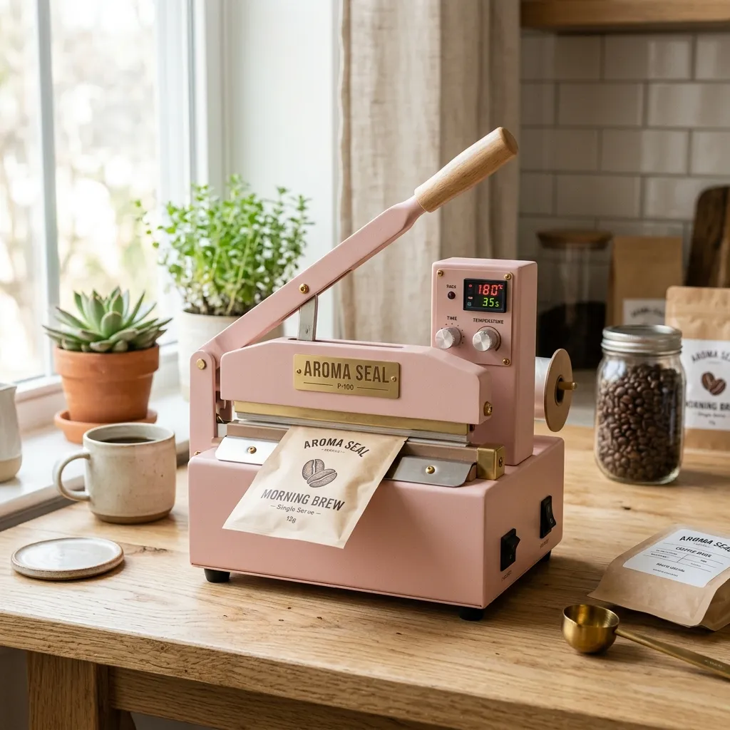 goteo-bolsa-café-sellador térmico