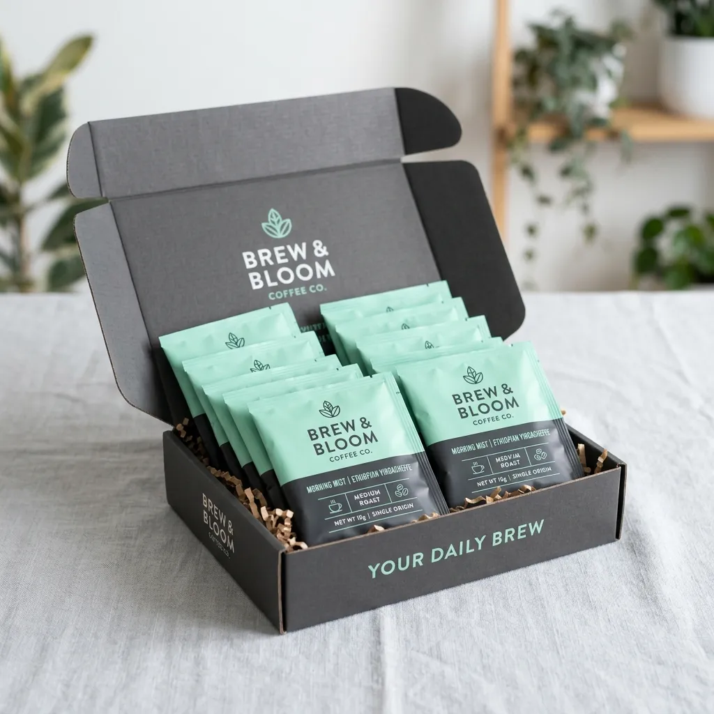 Coffee_mailer_box_with_sachets