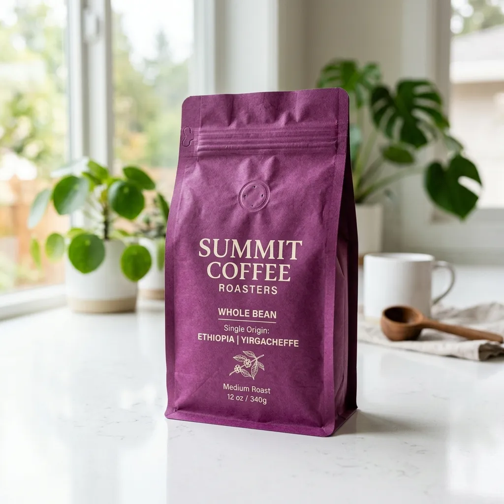 Envase de bolsitas de café