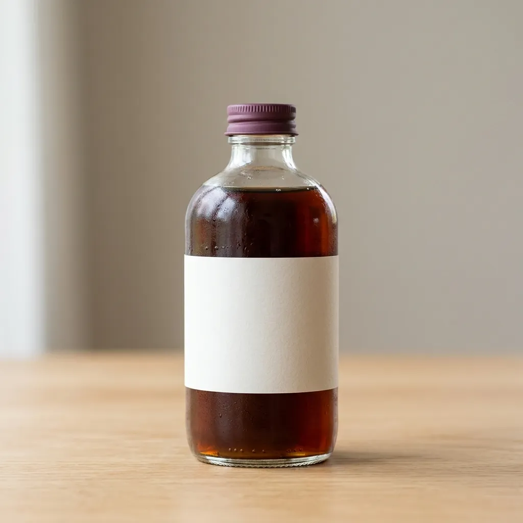 Envase de botella de café cold brew