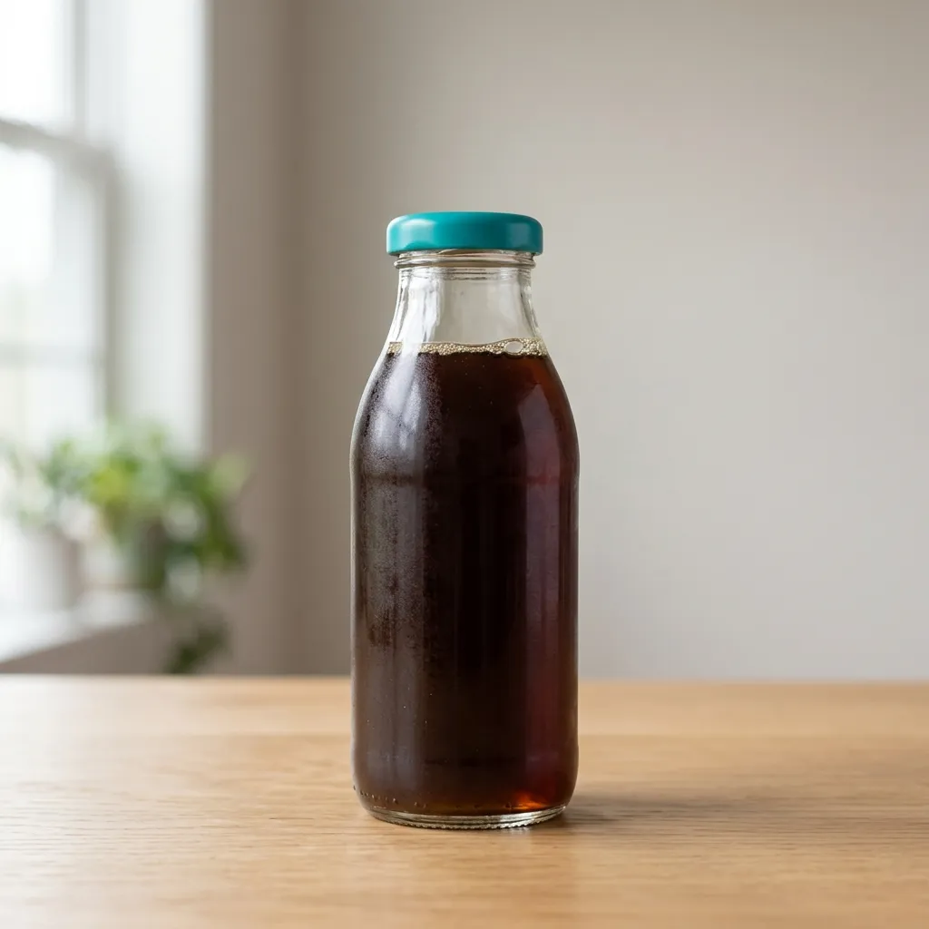 Envase de botella de café cold brew