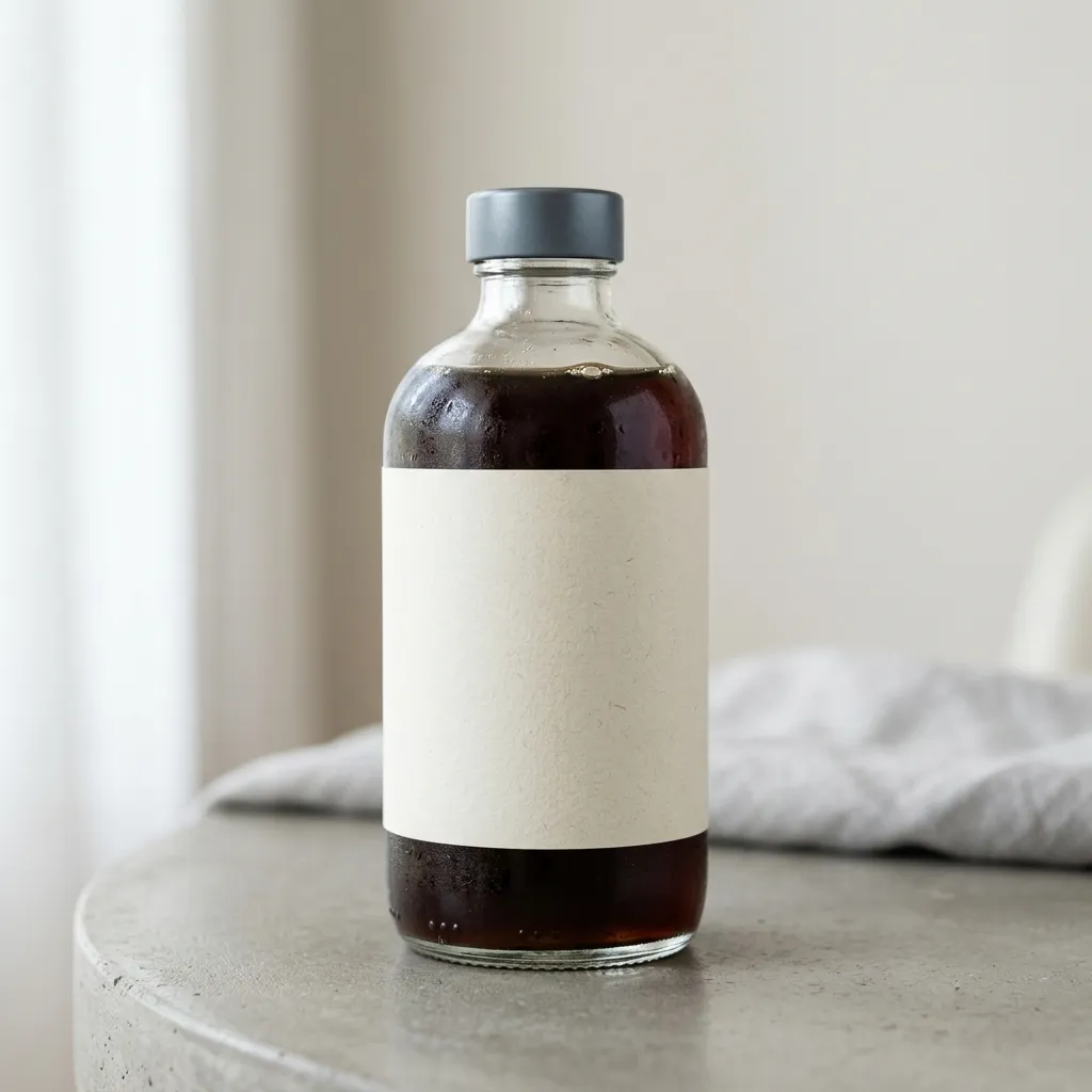 botellas de café frío