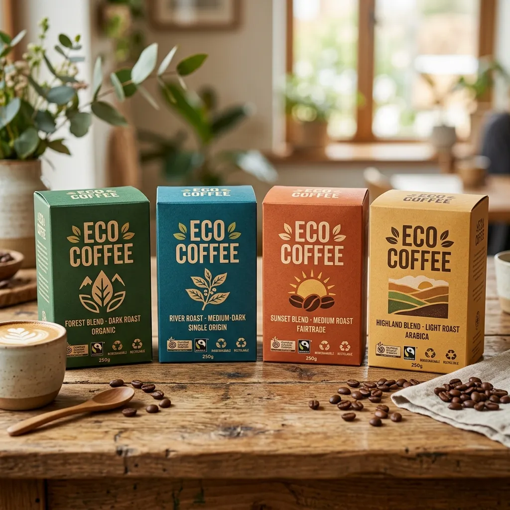 cajas de café ecológicas