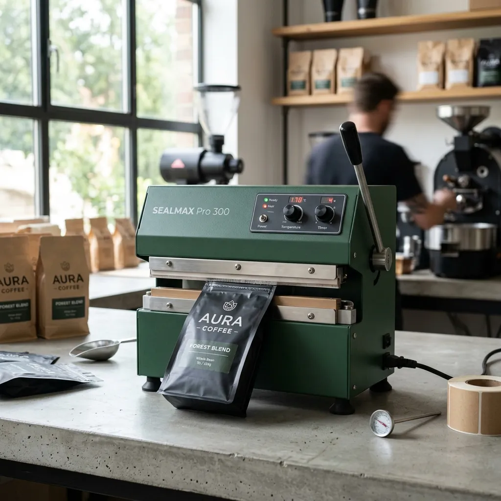Bolsa eléctrica-Sellado-Equipo-Café