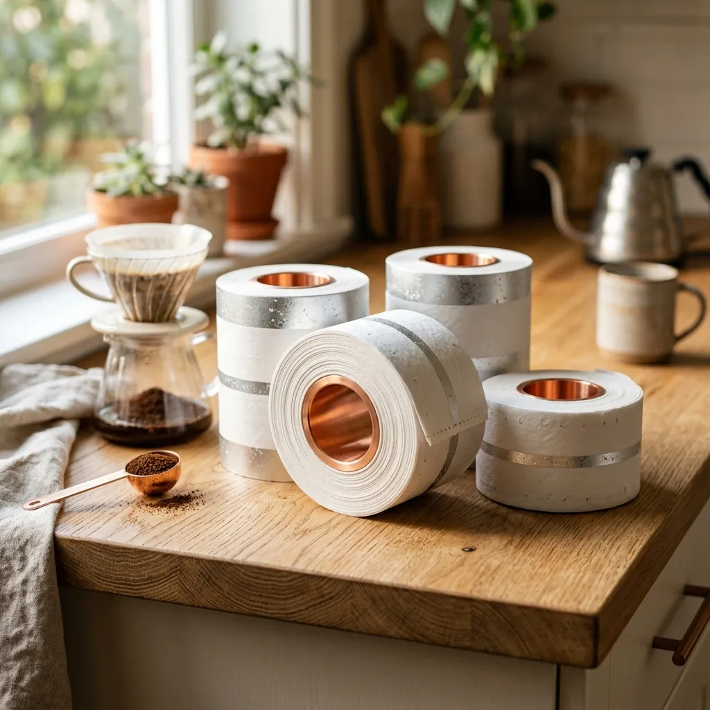 rollos de papel de café de goteo