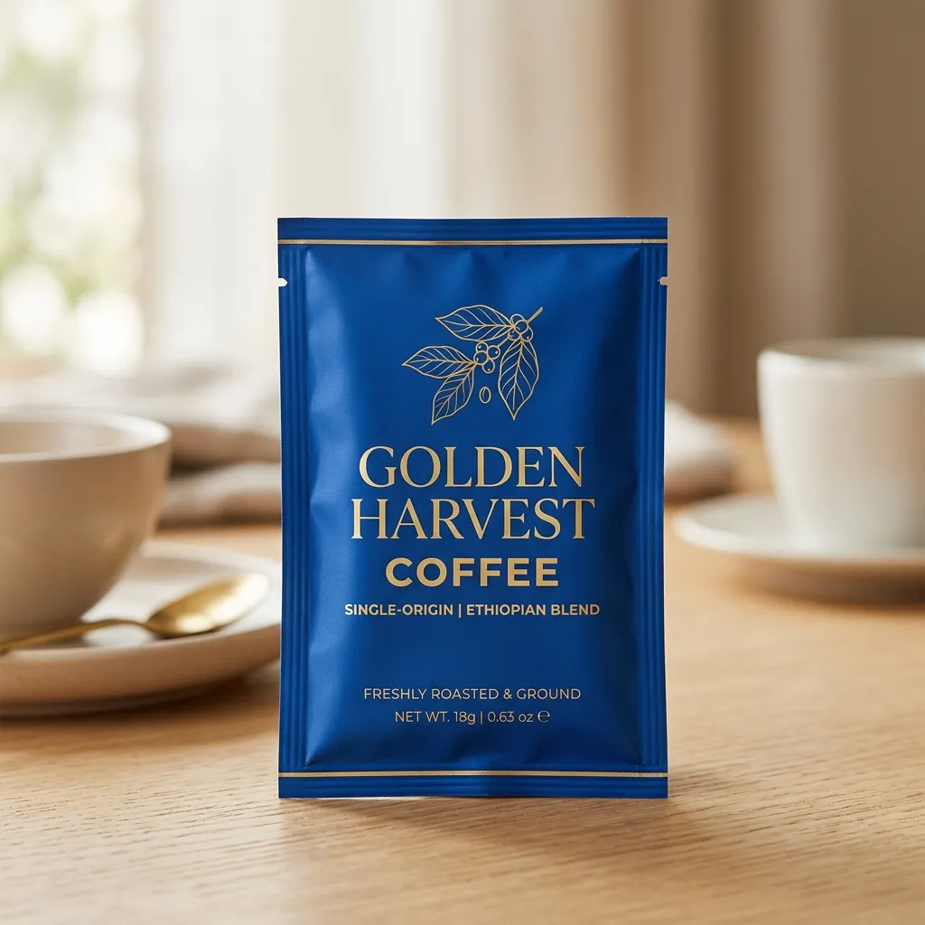 bolsitas de papel de aluminio para café