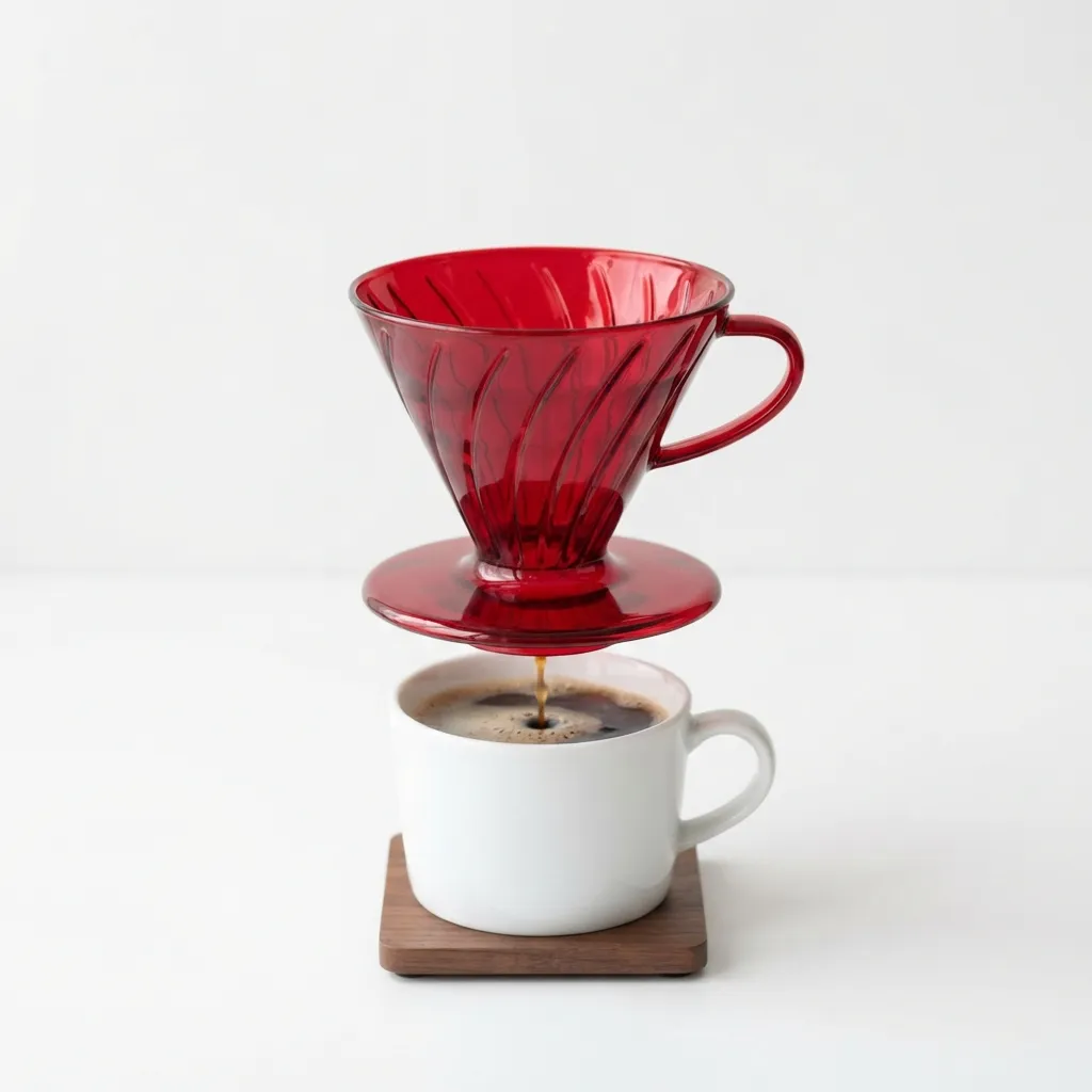 cafetera de goteo de cristal