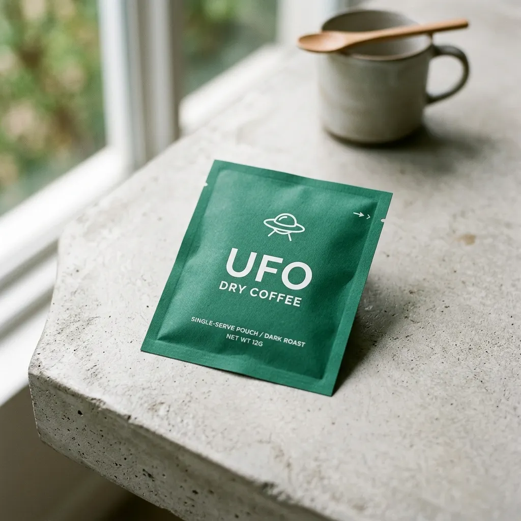 Green_coffee_sachet_on_table