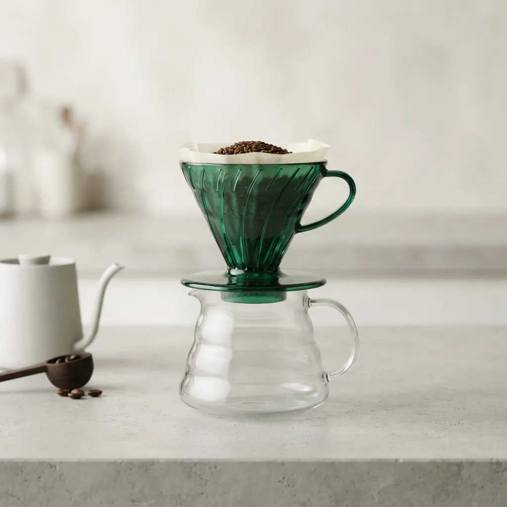 Green_glass_coffee_filter_cup