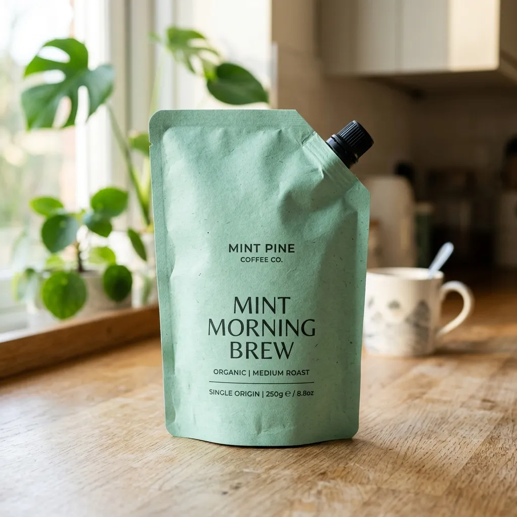 Mint_green_coffee_bag_standing