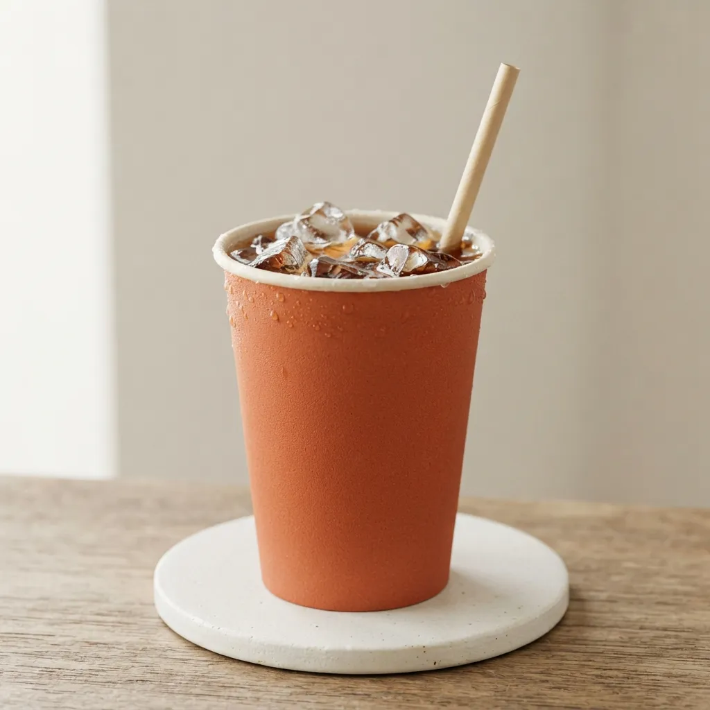 Tazas de café con hielo ecológico