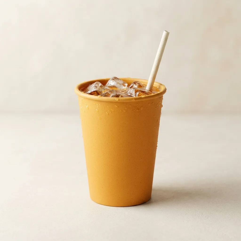 tazas de café con hielo reciclables personalizadas