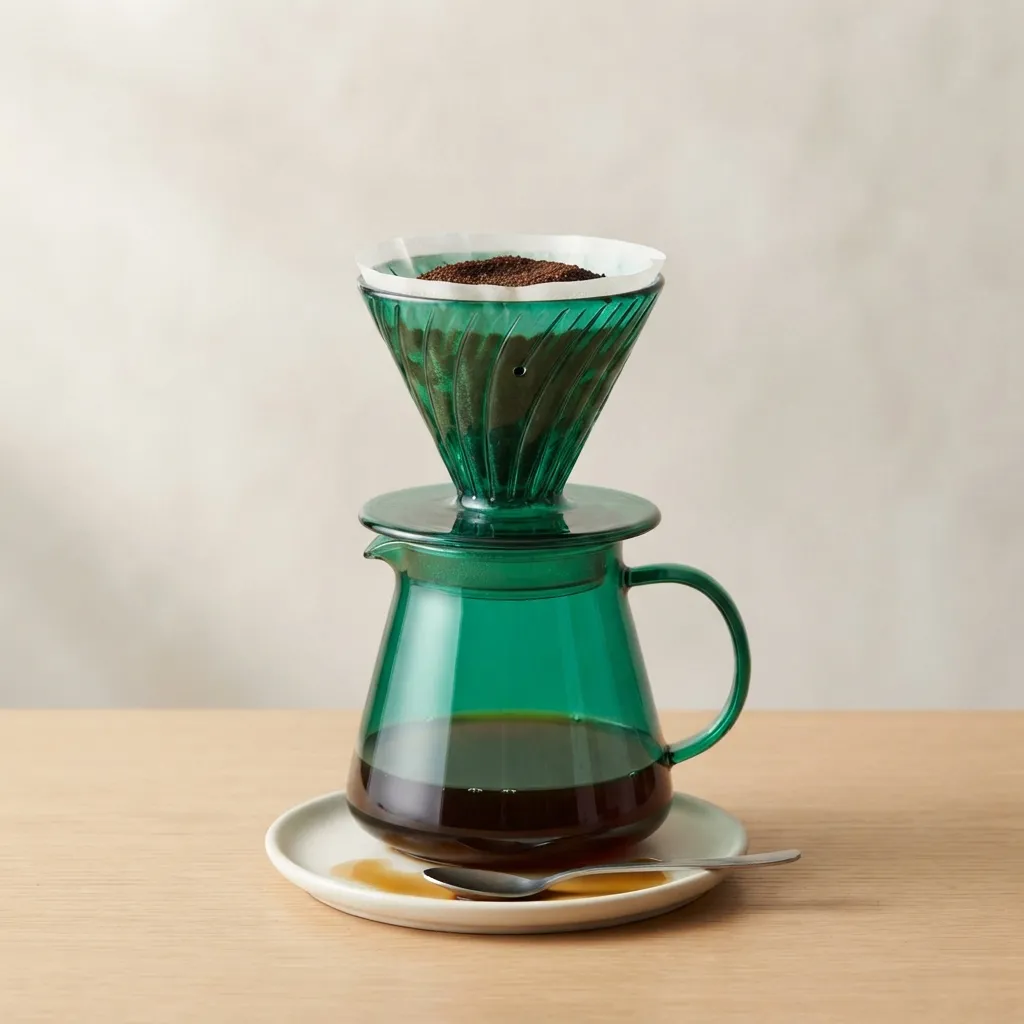 Cafetera-Glass-Café-Servir-Sobre-Cafetera