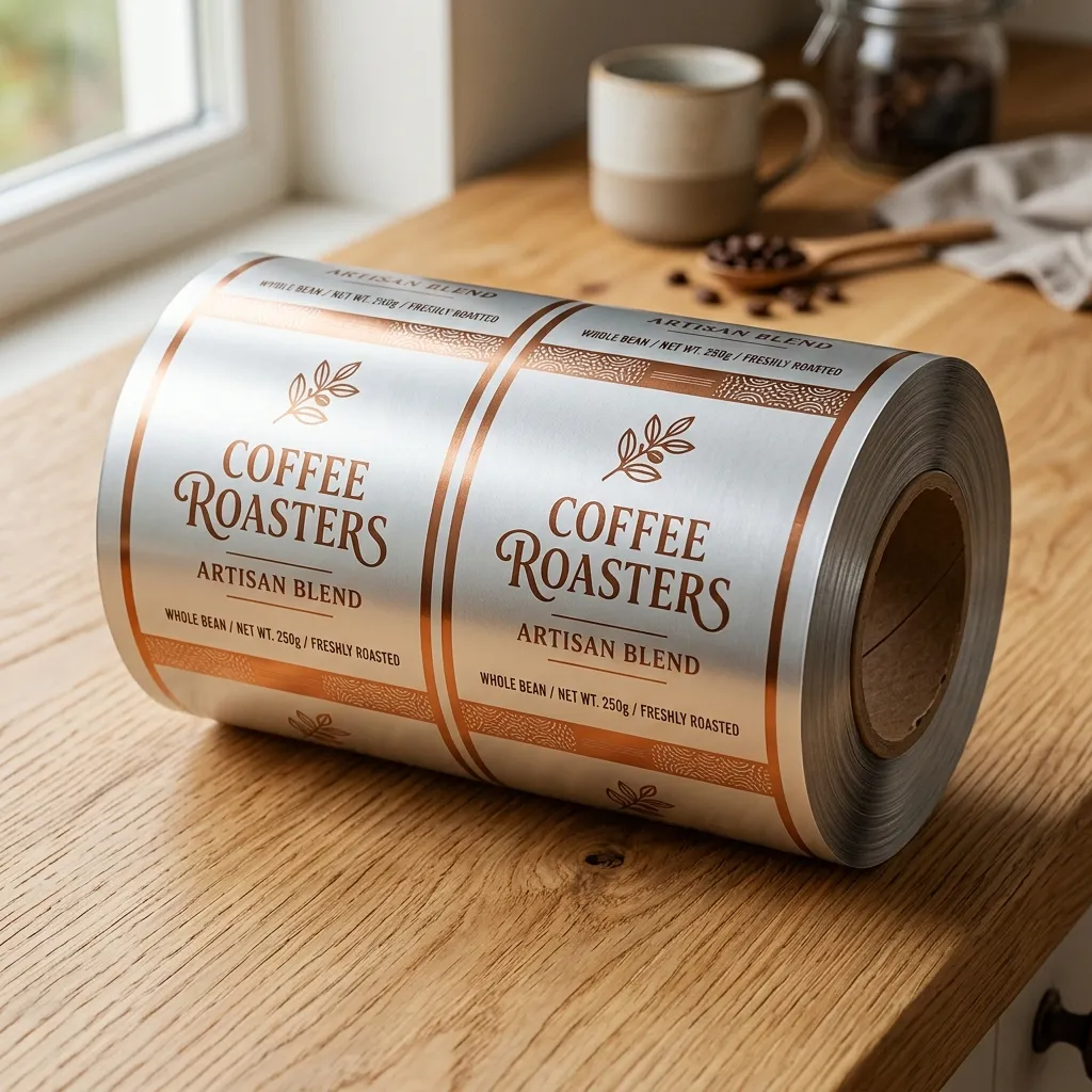 gris Printed_coffee_packaging_roll_film_
