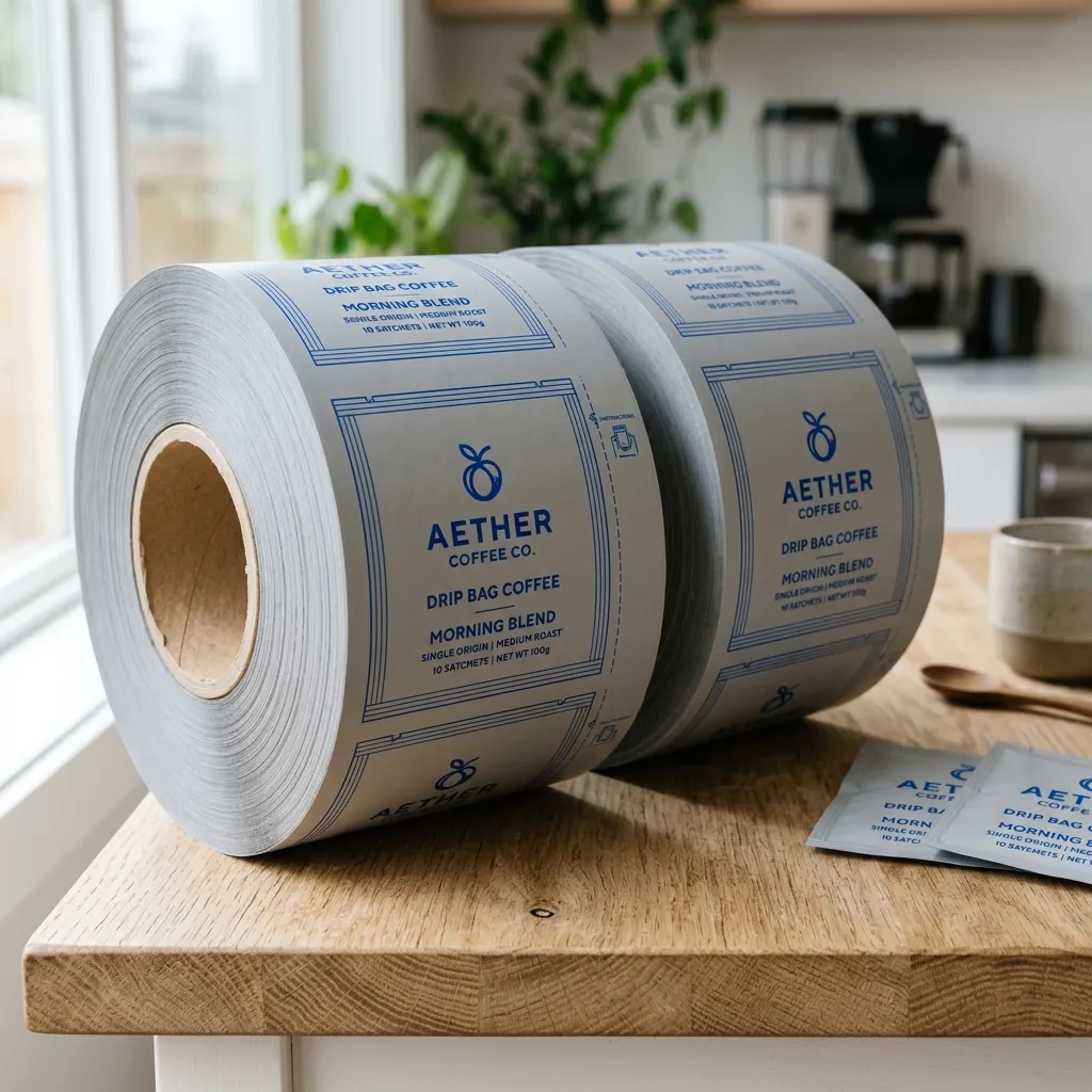 Material rodante de filtros de goteo de café
